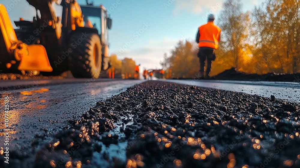 Maquinaria para infraestructura — fotografía del portafolio de Soiling
